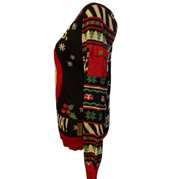 Tipsy Elves Drinking Game Ugly Christmas Sweater, Men's Size Medium - Picture 8 of 10